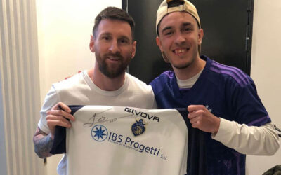 IBS Progetti con Lionel Messi e Juan Polcan